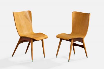 Moveis Cimo Dining Room Chairs with Wood and Metal Brazil 1950s