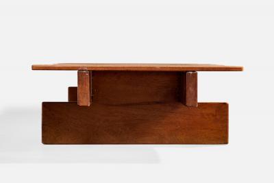 Moveis Maravilha Large Bench in Wood Brazil 1960s