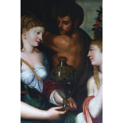 Mythological Scene The Cup Of Ceres Frans Floris De Vriendt 1517 1570 