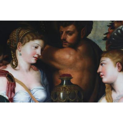 Mythological Scene The Cup Of Ceres Frans Floris De Vriendt 1517 1570 