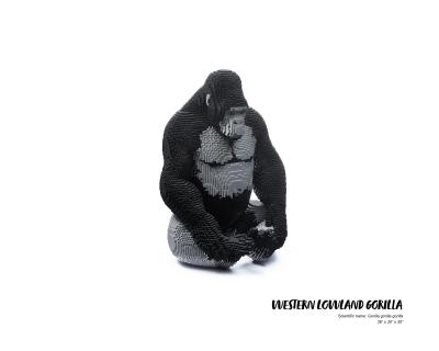 Nathan Sawaya Western Lowland Gorilla Nathan Sawaya