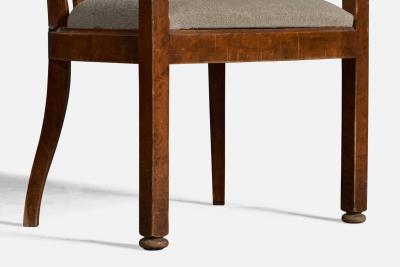 Nordiska Kompaniet Side Chairs with Birch and Fabric Sweden 1919