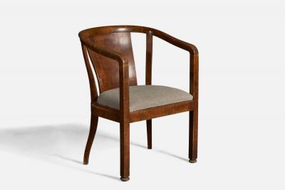 Nordiska Kompaniet Side Chairs with Birch and Fabric Sweden 1919