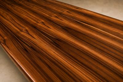 Novo Rumo Brazilian Modern Dining Table in Cavi na Wood by Novo Rumo Brazil 1960s
