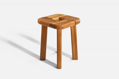 Olof Ottelin Attribution Stools in Solid Pine Finland 1960s