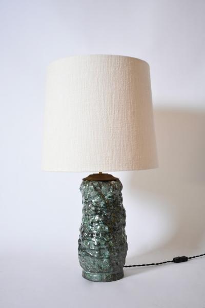 Organic shape green ceramic lamp Helder 2025 
