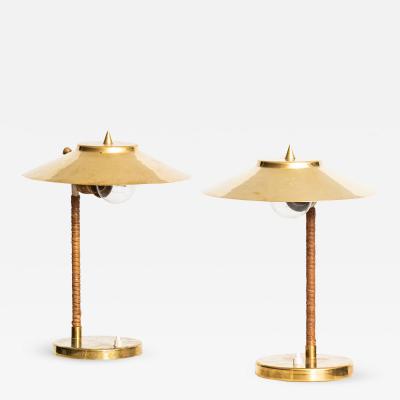 Paavo Tynell Table Lamps Produced by Idman in Finland