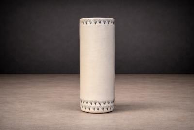 Painted Flower Vase Mud Ink Taller Maya 2024