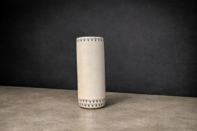 Painted Flower Vase Mud Ink Taller Maya 2024