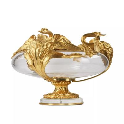 Pair Of Swan Motif Jardinieres France 20th Century