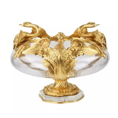 Pair Of Swan Motif Jardinieres France 20th Century