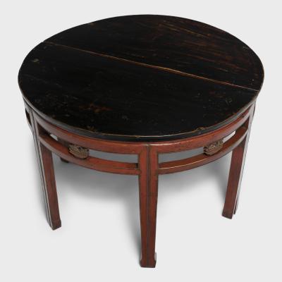 Pair of Basket of Plenty Demi Lune Tables