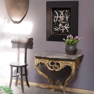 Pair of Black Lacquer Chairs