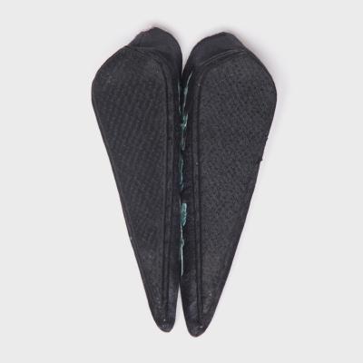 Pair of Black Plum Blossom Lotus Slippers