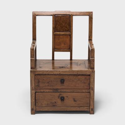 Pair of Burlwood Merchant Armchairs