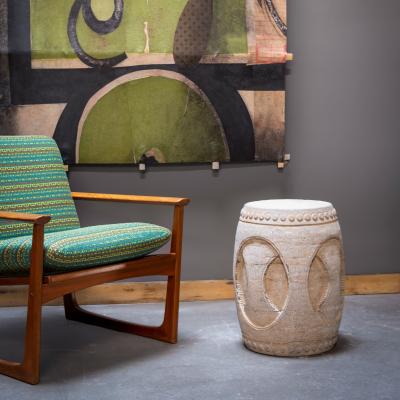 Pair of Danish Modern Cane Back Armchairs by Hans Olsen