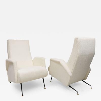 Pair of Italian Mid century lounge chairs