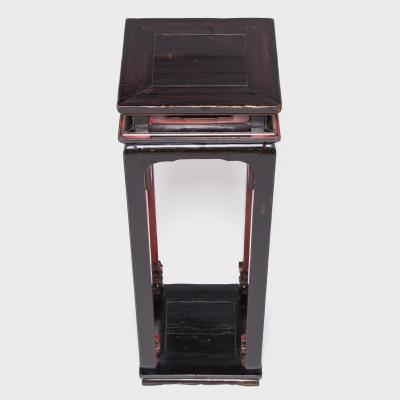 Pair of Ornate Qing Display Stands