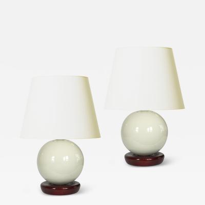 Pair of Petite German Art Deco Table Lamps