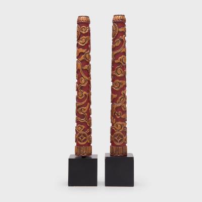 Pair of Prosperity Incense Stands