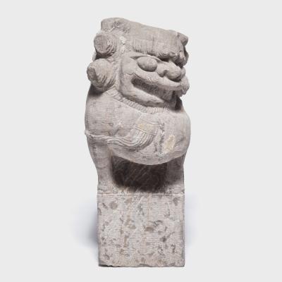 Pair of Stone Guardian Fu Dogs