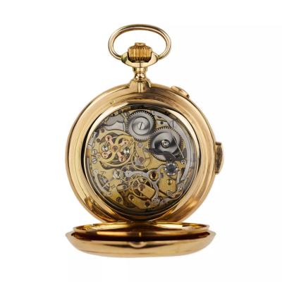 Paul Buhre Le Phare Gold Pocket Watch With Minute Repeater Chronograph