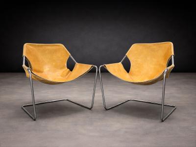 Paulo Mendes da Rocha Pair of Paulistano Armchairs by Paulo Mendes da Rocha for Objekto Lot 678B