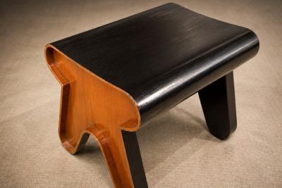 Pedro Useche Brazilian Contemporary Stool in Ebonized Wood by Pedro Useche 2000s Lot 862A
