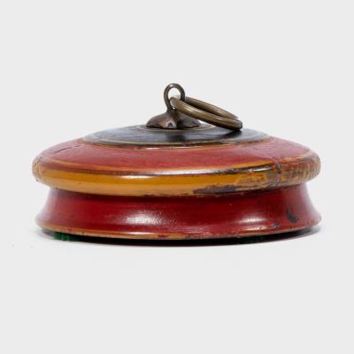 Petite Red Lacquer Betel Box