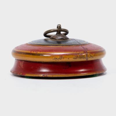 Petite Red Lacquer Betel Box