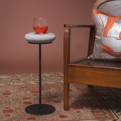 Petite Stone Drum Table