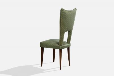 Pier Luigi Colli Dining Room Chairs with Wood and Fabric Italy 1950s