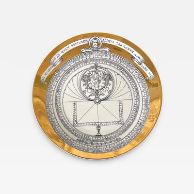 Piero Fornasetti Piero Fornasetti Astrolabe Porcelain Plate 9 5 Inch 1967