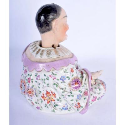 Porcelain Figure Of A Chinese Man With A Nodding Head Germany 