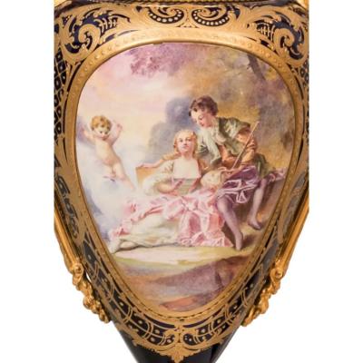 Porcelain Garniture Manufacture Nationale De Sevres France 1819