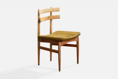 Poul Hundevad Dining Room Chairs with Teak and Fabric Denmark 1958