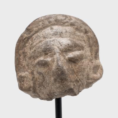 Pre Columbian Ceramic Head Fragment