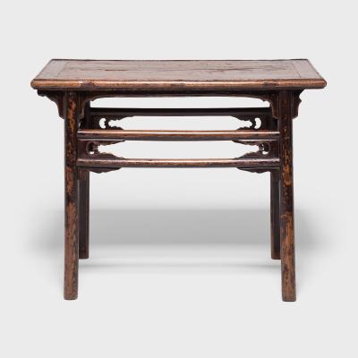 Provincial Double Stretcher Wine Table