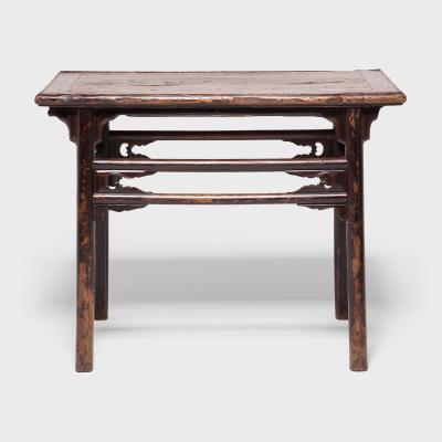 Provincial Double Stretcher Wine Table