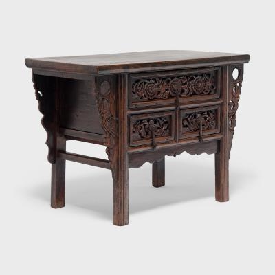 Provincial Two Drawer Table