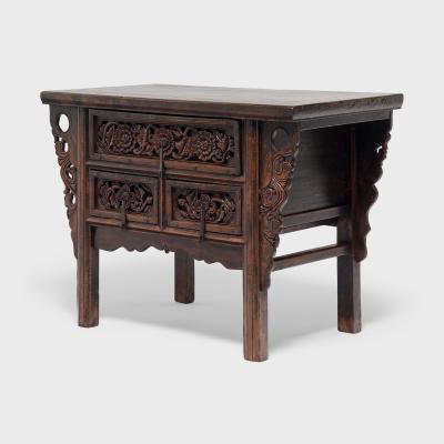 Provincial Two Drawer Table