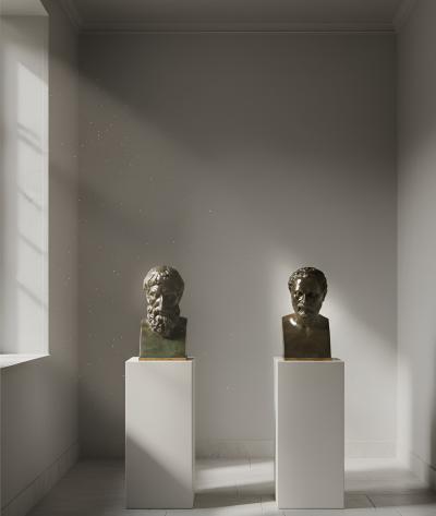 Pythagoras Epicurus Giacomo and Giancarlo Zoffoli attributed 