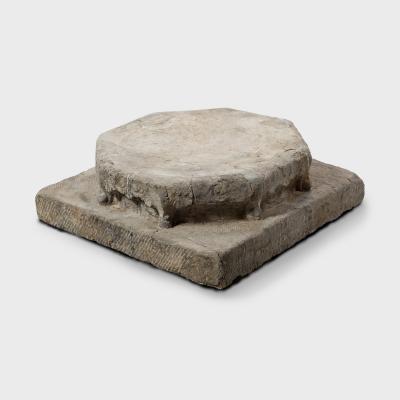 Qing Stone Column Base
