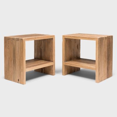 Reclaimed Elm Side Table
