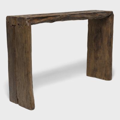 Reclaimed Elm Waterfall Table