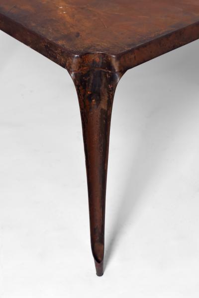 Rectangular table in iron 1960s 