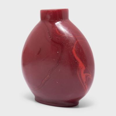 Red Glass Snuff Bottle