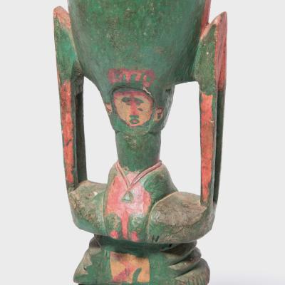 Red Green Figural Mortar