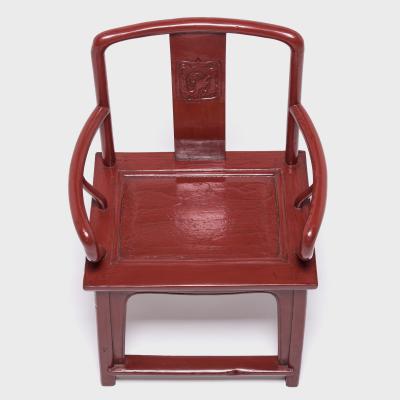 Red Lacquer Official s Chair
