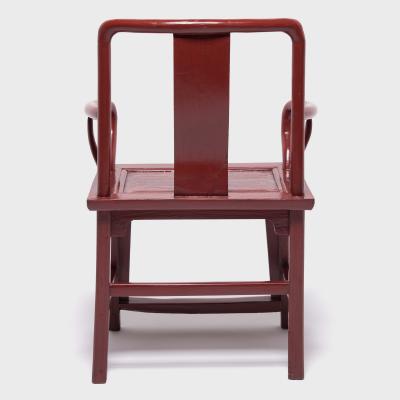 Red Lacquer Officials Chair